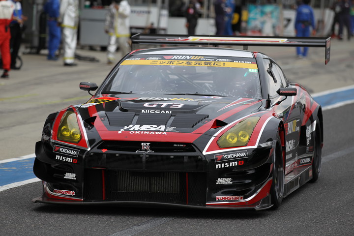 フリー走行: GT300クラス2位は田中篤／吉田広樹／藤田竜樹組（OKINAWA IMP・RUN UP GT-R）