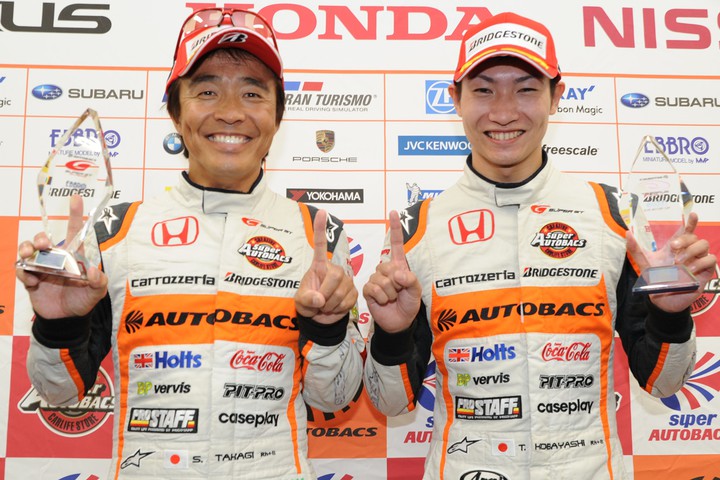 予選フォトセッション: GT300クラスのポールシッター