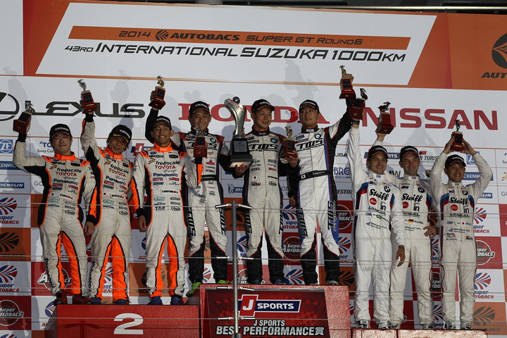 GT300クラス表彰式