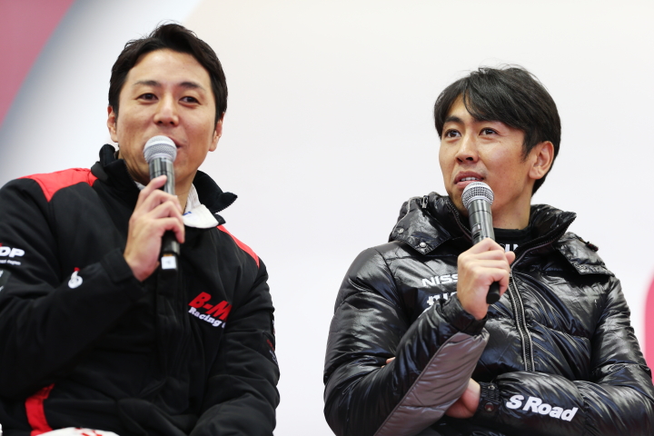 今シーズン、GT300クラスに参戦した星野一樹とGT500クラスに参戦した柳田正孝