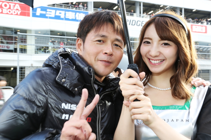 本山哲とレースクイーン