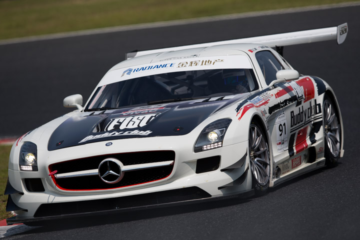 カテゴリーⅠ予選2位は土屋武士／ラム・ユー組（BuddyClub FIST AMG SLS GT3）