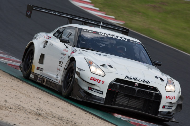 カテゴリーⅠ決勝3位の阪口良平／ハン・チェン・チェン組（BuddyClub RSTRADA NISMO GT-R GT3）