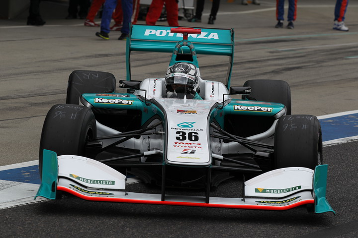 ノックアウト予選: レース1・ポールポジション、レース2・3位のアンドレ・ロッテラー（トムス）