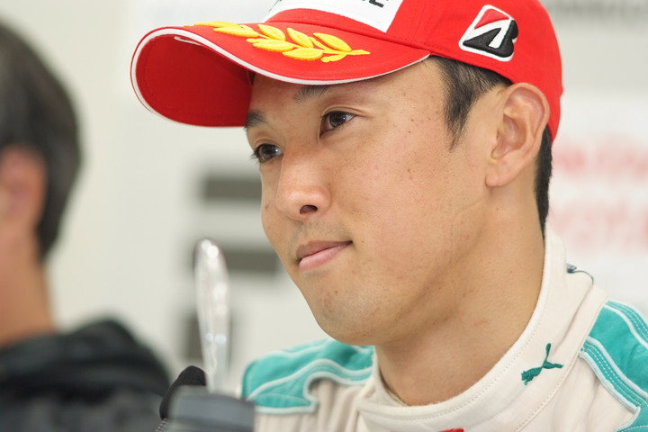 決勝レース1記者会見: 2位の中嶋一貴（PETRONAS TEAM TOM'S）