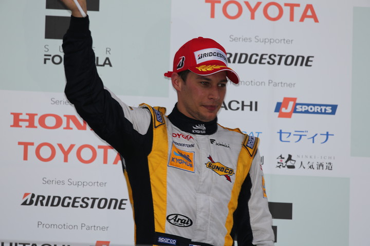 決勝レース2: 3位に入ったロイック・デュバル（KYGNUS SUNOCO Team LeMans）