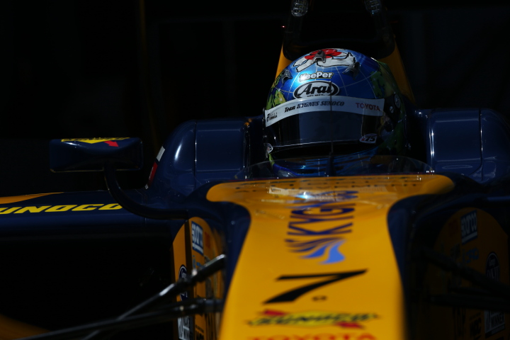 決勝レース1: 平川亮（ACHIEVEMENT Team KYGNUS SUNOCO SF14）