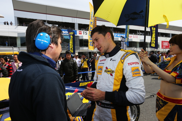 決勝レース2: ロイック・デュバル（Team KYGNUS SUNOCO SF14）