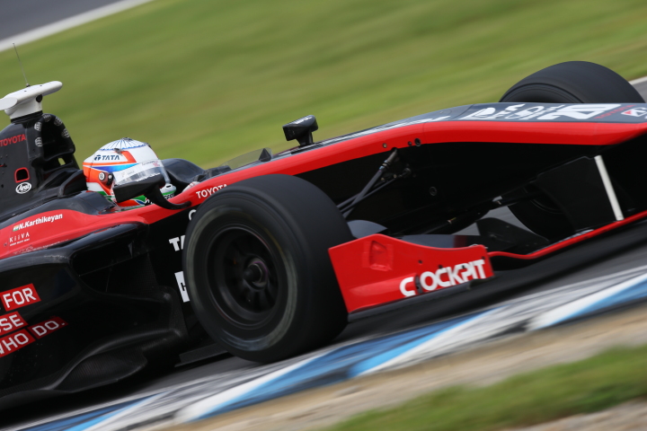 フリー走行1回目: クマール・ラム・ナレイン・カーティケヤン（Lenovo TEAM IMPUL）