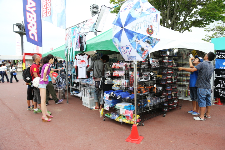 各チームのブース