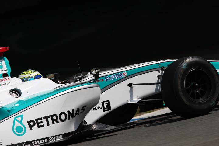 フリー走行2回目: アンドレア・カルダレッリ（PETRONAS TEAM TOM'S）