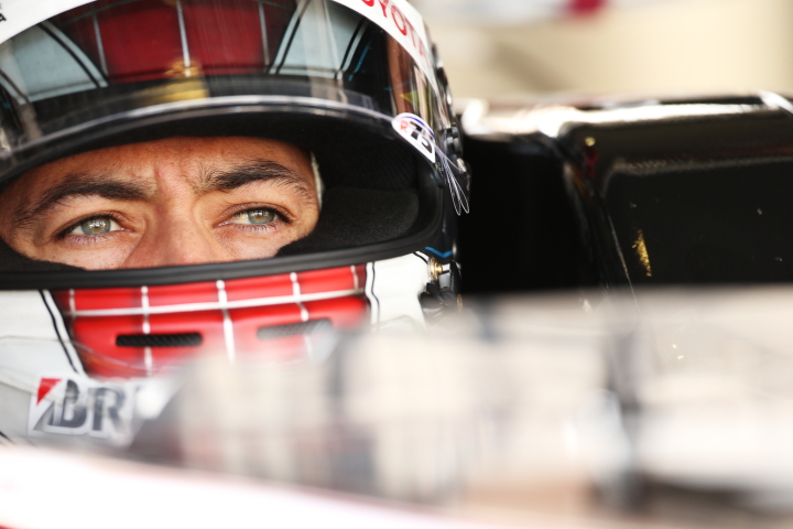 ピットで待機中のジョアオ・パオロ・デ・オリベイラ（Lenovo TEAM IMPUL）