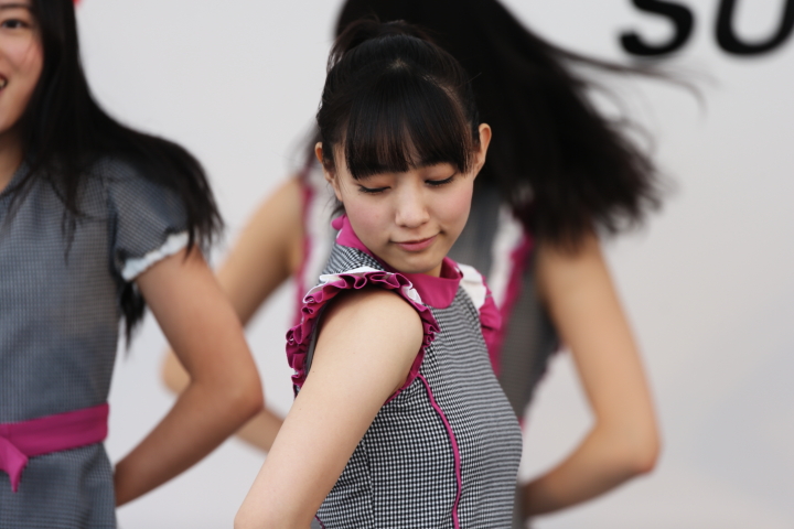 東北ホンダカーズのイメージキャラクター「ドロシーリトルハッピー」のショーも行われました。眠そう？