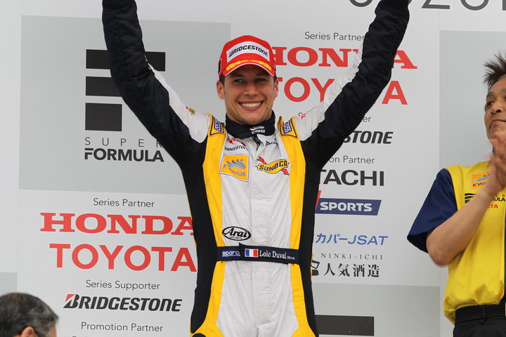 優勝したロイック・デュバル（ルマン）