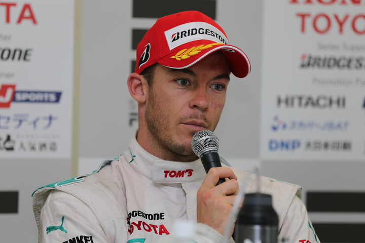 決勝記者会見: 優勝したアンドレ・ロッテラー（PETRONAS TEAM TOM'S）