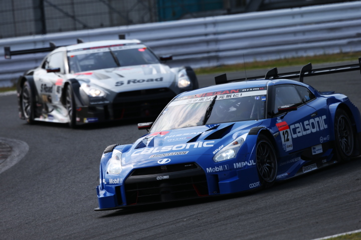 決勝レース: 安田裕信／ジョアオ・パオロ・デ・オリベイラ組（GT500:カルソニックIMPUL GT-R）