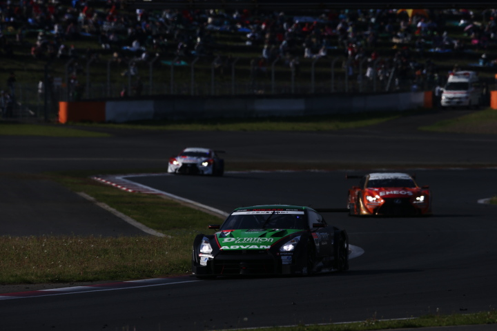 決勝レース: ミハエル・クルム／佐々木大樹組（GT500:D'station ADVAN GT-R）