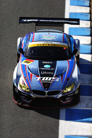 公式テスト: GT300クラス・吉本大樹／佐藤晋也組のTWS LM corsa BMW Z4