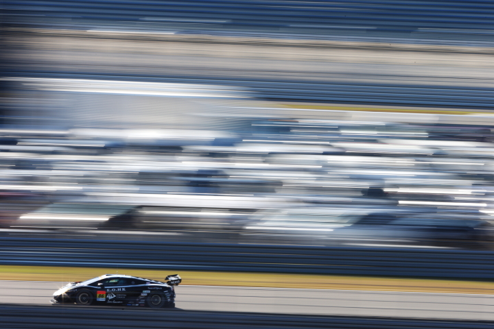 公式テスト: GT300クラス・細川慎弥／山西康司組のクリスタルクロコランボルギーニGT3