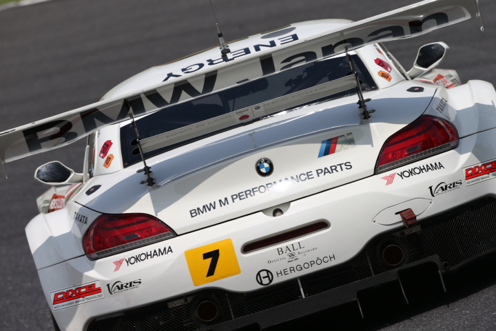 公式練習: ヨルグ・ミューラー／荒聖治／アウグスト・ファルフス組（Studie BMW Z4）