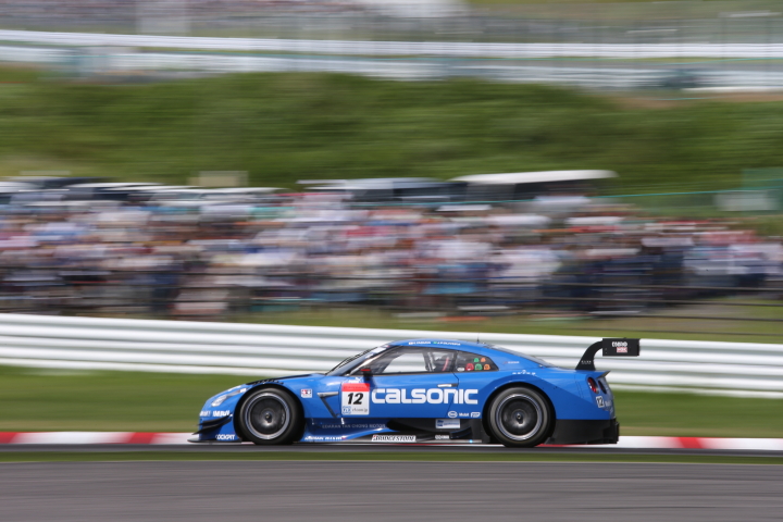 決勝レース: 安田裕信／ジョアオ・パオロ・デ・オリベイラ組（カルソニックIMPUL GT-R）