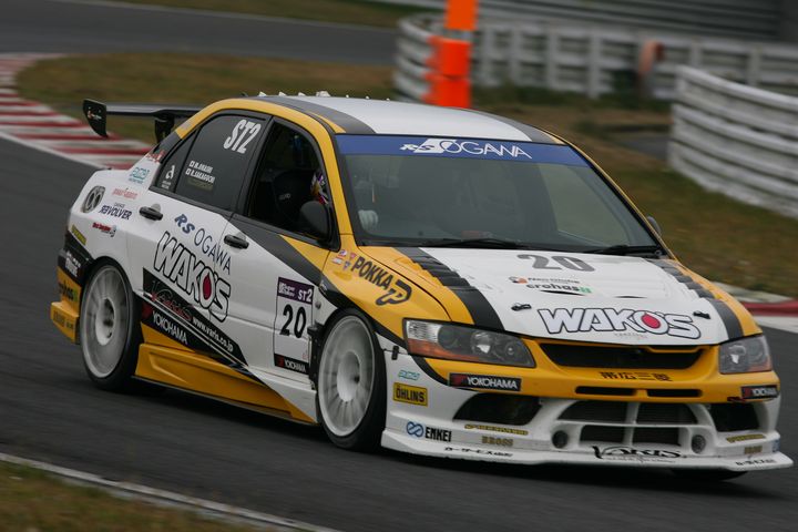 ST-2クラスポールポジションは大橋正澄／阪口良平／松本武士組（RSオガワADVANランサー）