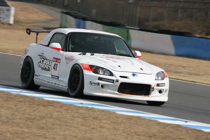 ST-4クラスポールポジションは植松忠雄／藤田竜樹／山本幸彦組（UEMATSU×TRACY SPORTS ings S2000）