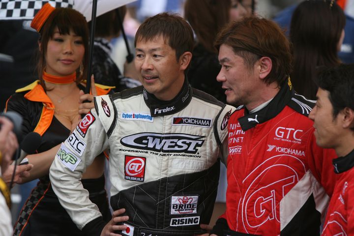 優勝した星野一樹／青木孝行／尾本直史組（GTNET ADVAN NISSAN）