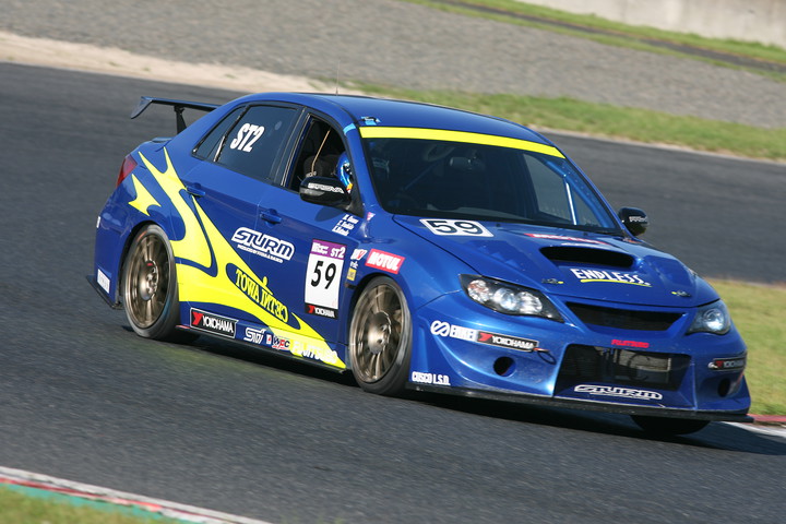 フリー走行: ST-2クラストップタイムは大澤学／吉田寿博／松田晃司組（STURM・MOTUL・ED インプレッサ）