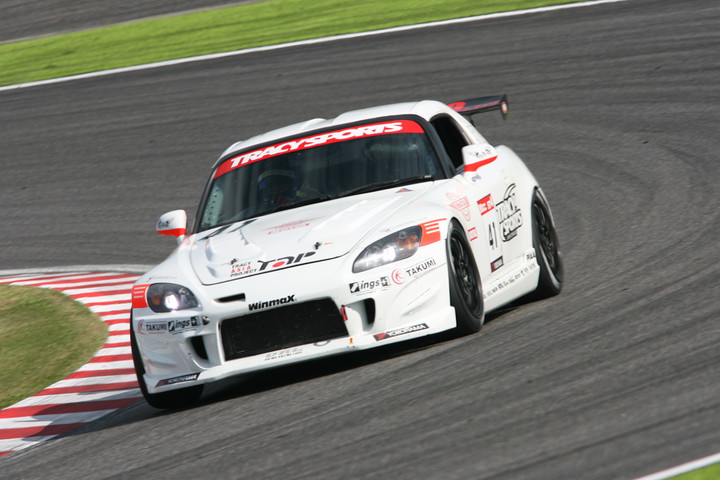 ST-4クラス決勝3位は植松忠雄／藤田竜樹／寺西玲央組（UEMATSU x TRACY SPORTS ings S2000）