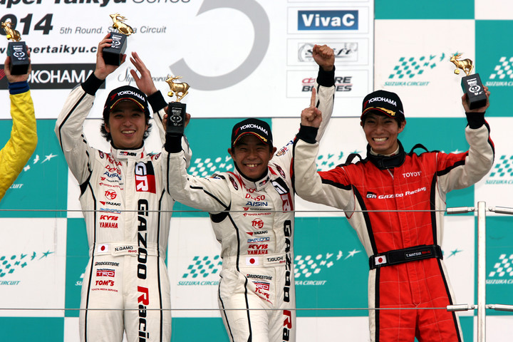 ST-4クラスのウィナー、蒲生尚弥／井口卓人／松井孝允組（GAZOO Racing SPIRIT 86）