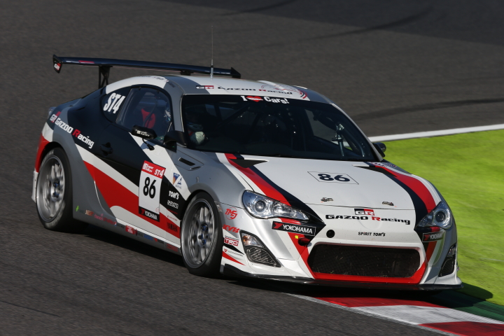 STEL占有走行1回目: 蒲生尚弥／井口卓人／松井孝允組（ST-4: GAZOO Racing SPIRIT 86）