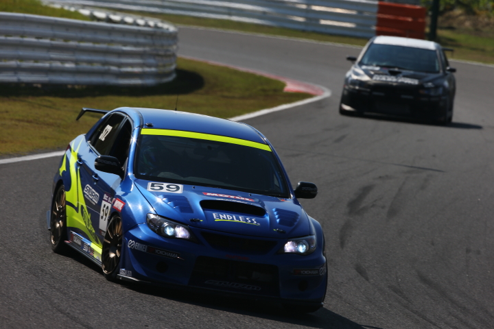 STEL占有走行2回目: 大澤学／吉田寿博／松田晃司組（ST-2: STURM・MOTUL・ED インプレッサ）