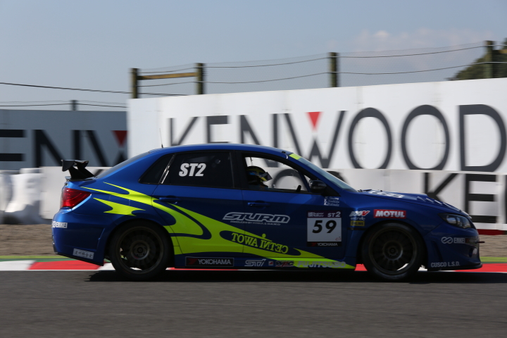 STEL占有走行2回目: 大澤学／吉田寿博／松田晃司組（ST-2: STURM・MOTUL・ED インプレッサ）