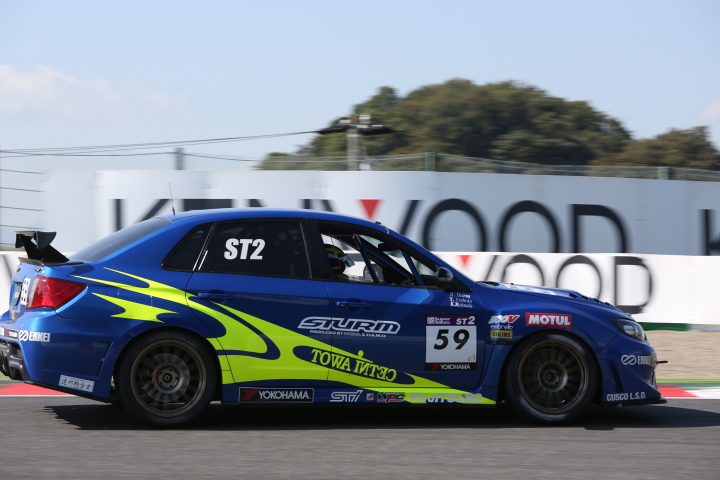 STEL占有走行2回目: 大澤学／吉田寿博／松田晃司組（ST-2: STURM・MOTUL・ED インプレッサ）