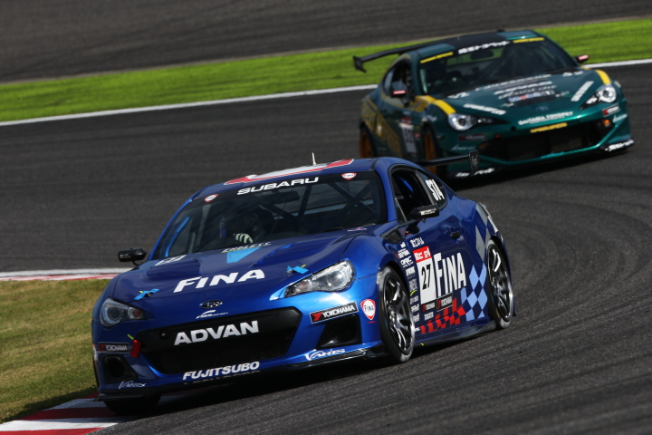 グループ2決勝レース: 柴田優作／福山英朗組（ST-4: FINA ADVAN BRZ）