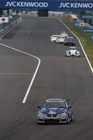 グループ1決勝レース: 佐藤晋也／鶴田和弥／神子島みか組（ST-3: TRACY SPORTS TWS C-WEST IS 350）