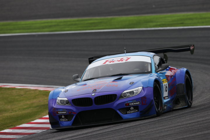 グループ1決勝レース: 横溝直輝／ヒロ／密山祥吾組（ST-X: GAIA POWER BMW）