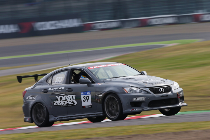 グループ1決勝レース: 佐藤晋也／鶴田和弥／神子島みか組（ST-3: TRACY SPORTS TWS C-WEST IS 350）