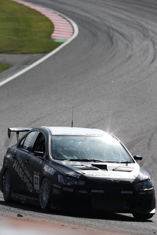 グループ1決勝レース: 長谷川奉徹／長谷川智秀／朝倉貴志組（ST-2: ハセプロaprランサー）