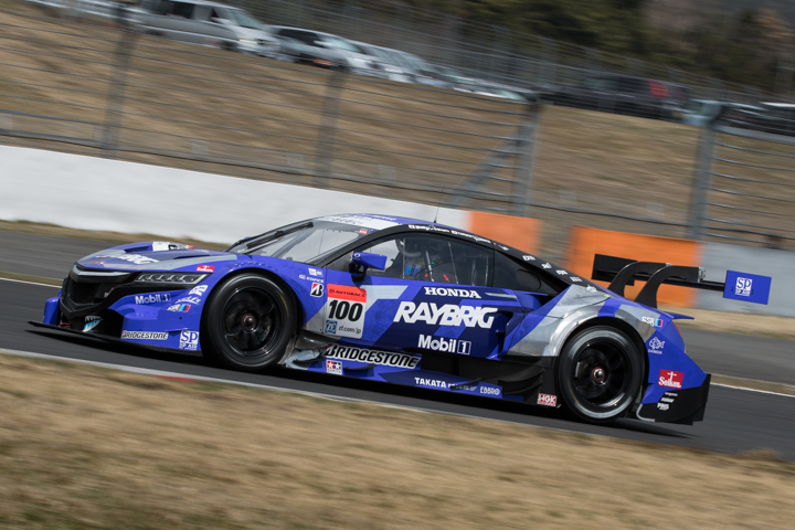 メーカーテスト富士: GT500クラス9位は山本尚貴／伊沢拓也組のRAYBRIG NSX CONCEPT-GT