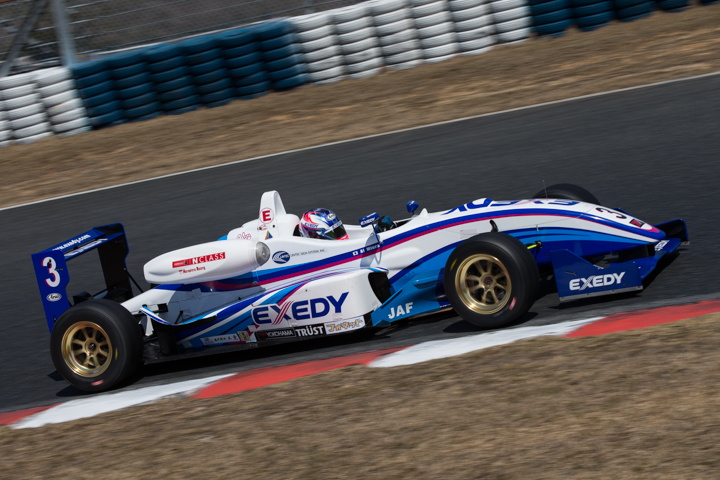 合同テスト岡山: 三浦愛（EXEDY RACING F307）