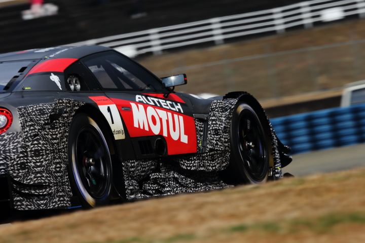 岡山ファン感謝デー公式テスト1回目: 松田次生／ロニー･クインタレッリ組（MOTUL AUTECH GT-R）