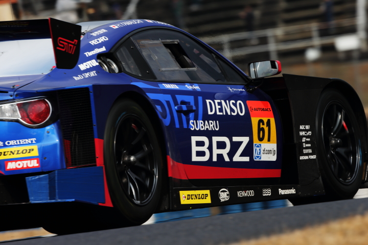 岡山ファン感謝デー公式テスト1回目: 井口卓人／山内英輝組（SUBARU BRZ R&D SPORT）