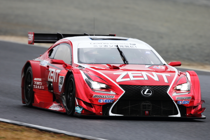 岡山ファン感謝デー公式テスト1回目: 立川祐路／石浦宏明組（ZENT CERUMO RC F）