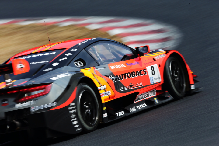 岡山ファン感謝デー公式テスト1回目: 松浦孝亮／野尻智紀組（ARTA NSX CONCEPT-GT）