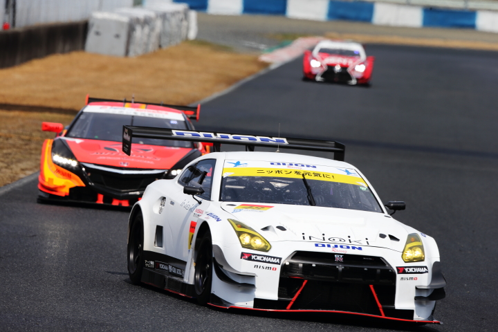 岡山ファン感謝デー公式テスト1回目: 高森博士／田中勝輝組（DIJON Racing GT-R）