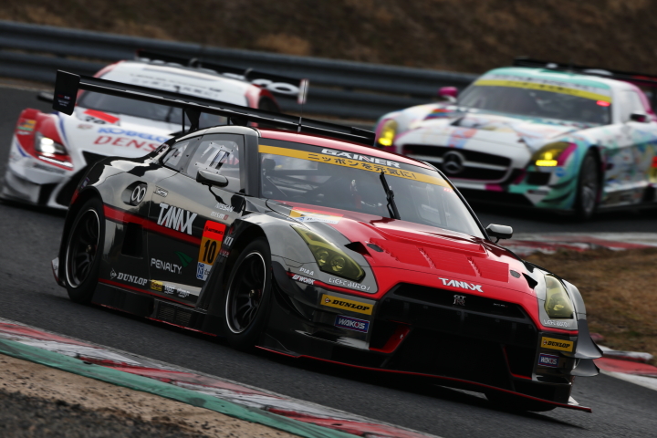 岡山ファン感謝デー公式テスト3回目: アンドレ･クート／千代勝正組（GAINER TANAX GT-R）