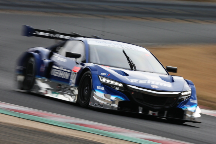 岡山ファン感謝デー公式テスト3回目: 塚越広大／武藤英紀組（KEIHIN NSX CONCEPT-GT）