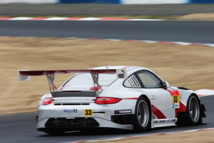 岡山ファン感謝デー公式テスト3回目: 坂本祐也／山下健太組（KTR Porsche）